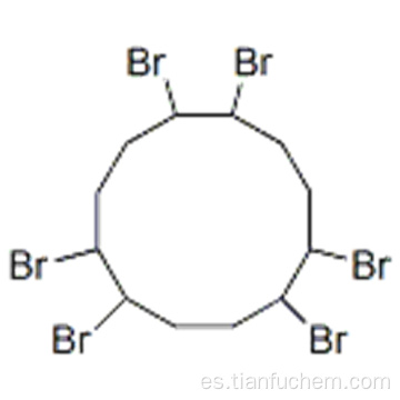 1,2,5,6,9,10-Hexabromociclododecano CAS 3194-55-6